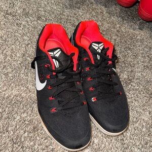 Nike Kobe Black and Red Athletic Shoes